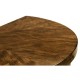 Small Demilune Daniella & Burl Walnut Console Table