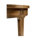 Small Demilune Daniella & Burl Walnut Console Table