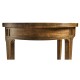 Small Demilune Daniella & Burl Walnut Console Table