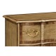 Rectangular Serpentine English Brown Oak Chest of Drawers