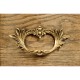 Rectangular Serpentine English Brown Oak Chest of Drawers