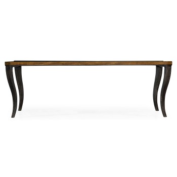 Large Square Curved Daniella & Burl Walnut Coffee Table
