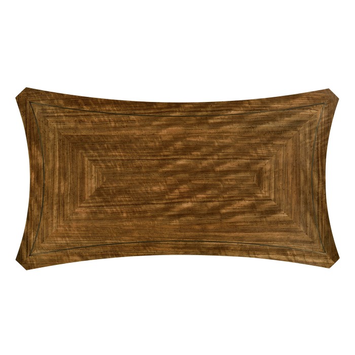 Large Square Curved Daniella & Burl Walnut Coffee Table