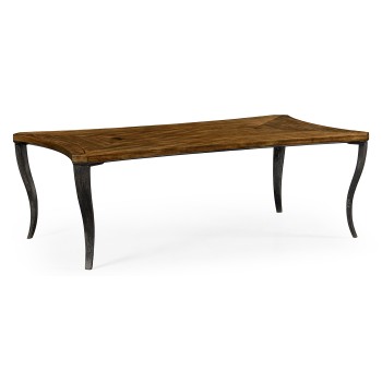 Large Square Curved Daniella & Burl Walnut Coffee Table