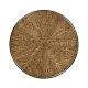 Small Round English Brown Oak Wine Table
