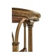 Round English Brown Oak Lamp Table