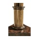 Round English Brown Oak Lamp Table