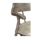 Smokers Style Antique Dark Grey Counter Stool