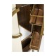Crackle Cloth Lacquered Drinks Cabinet