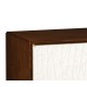 Walnut & Crackle Cloth Lacquered Server