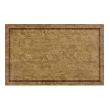 Small English Brown Oak & Iron Coffee Table