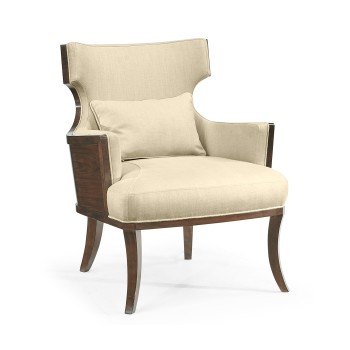 Dark Santos Winged Back Occasional Chair