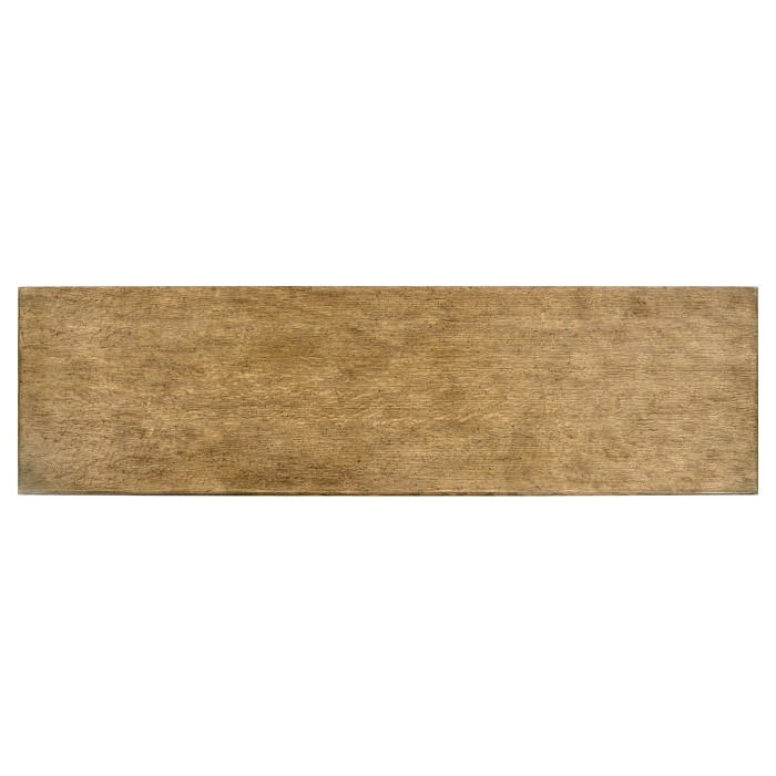 Large Rectangular English Brown Oak & Dark Brown Burl Walnut Buffet