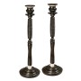 A Pair of Charcoal Candlesticks