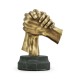 Antique Brass Gripping Hands