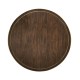 Round Dark Santos & Brass Centre Table with Six Leg Base