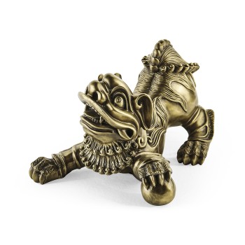 Antique Brass Foo Dog
