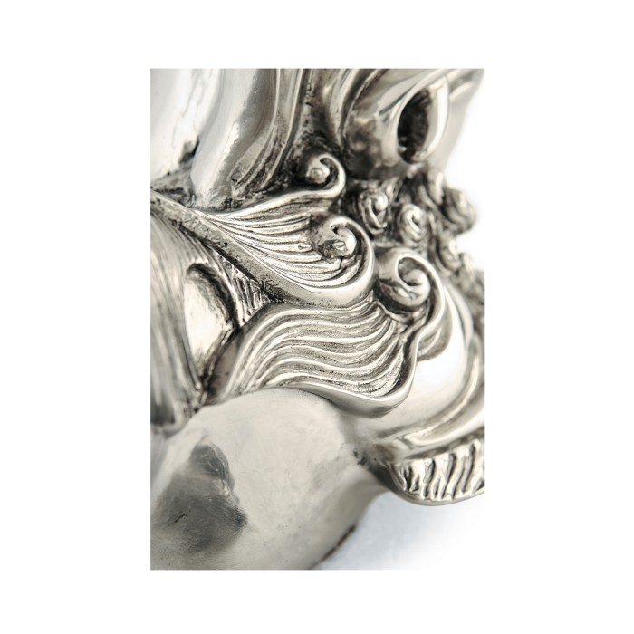 Antique Stainless Steel Foo Dog