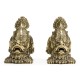 Antique Brass Foo Dog Bookends