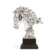 White Stainless Steel Stallion Horse Head