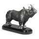 Antique Stainless Steel Rhino