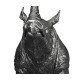 Antique Stainless Steel Rhino
