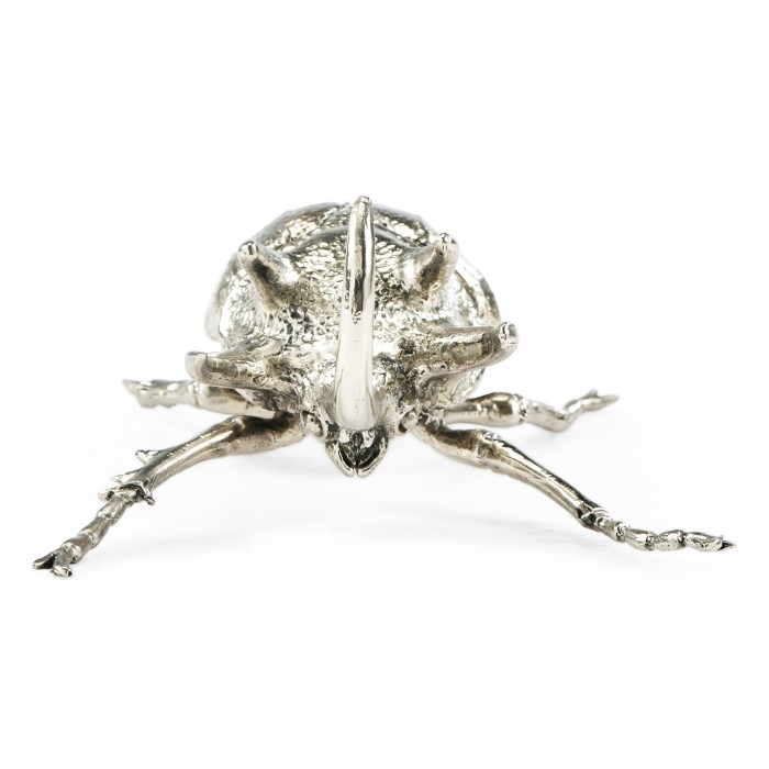 White Brass Five-Horned Rhinoceros Beetle