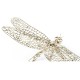 White Brass Dragonfly