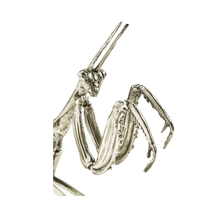 White Brass Praying Mantis