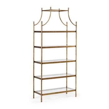 Berkley Gilded Center Étagère