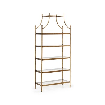 Berkley Gilded Center Étagère