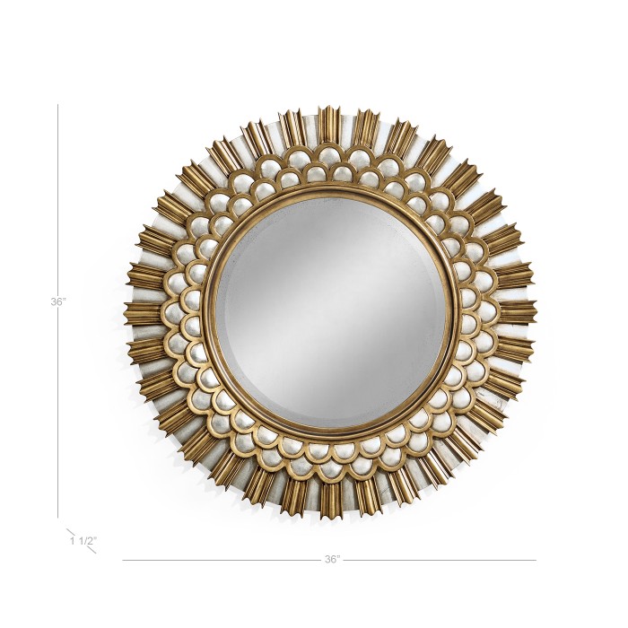 Berkley Round Mirror 36