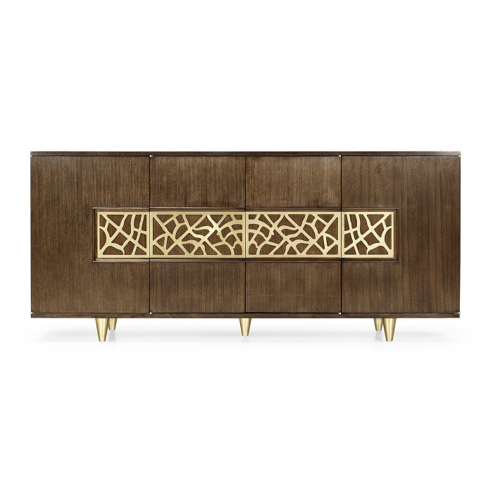 Berkley Walnut & Brass Sideboard