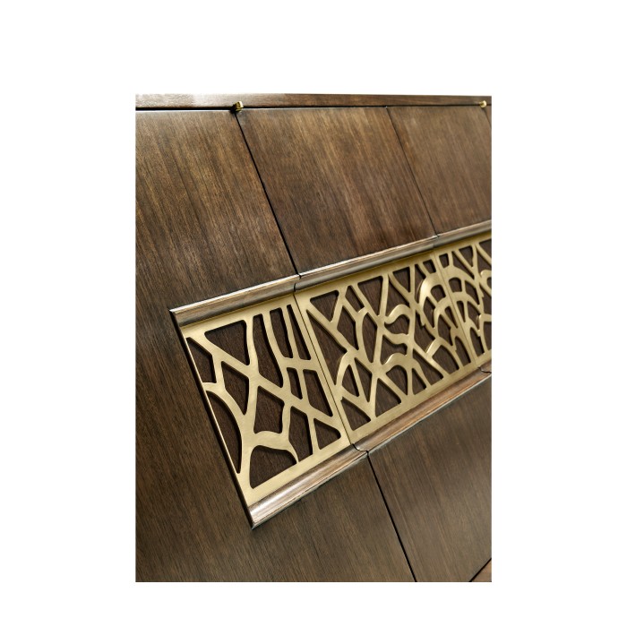 Berkley Walnut & Brass Sideboard