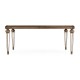 Berkley Walnut & Antique Mirror Dining Table 72