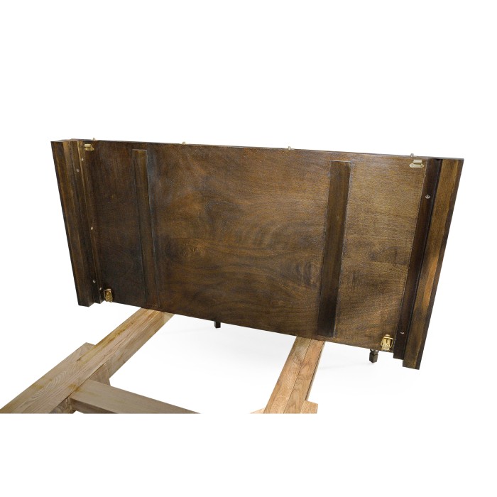 Berkley Walnut & Antique Mirror Dining Table 72