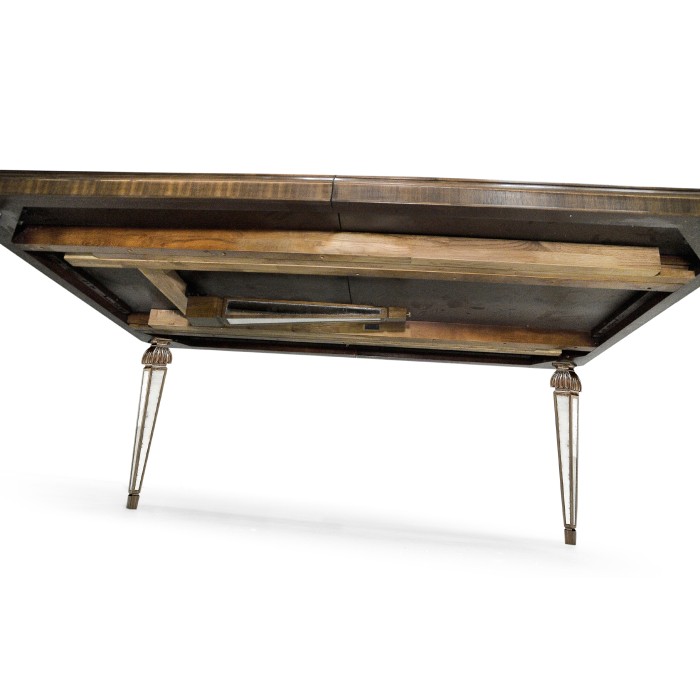 Berkley Walnut & Antique Mirror Dining Table 72
