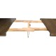 Berkley Walnut & Antique Mirror Dining Table 72