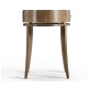 Berkley Oval Walnut Bedside Table