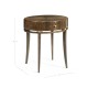 Berkley Oval Walnut Bedside Table