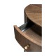 Berkley Oval Walnut Bedside Table