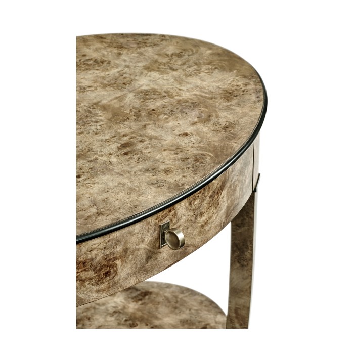 Hamilton Oval Bedside Table