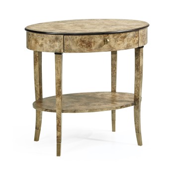 Hamilton Oval Bedside Table