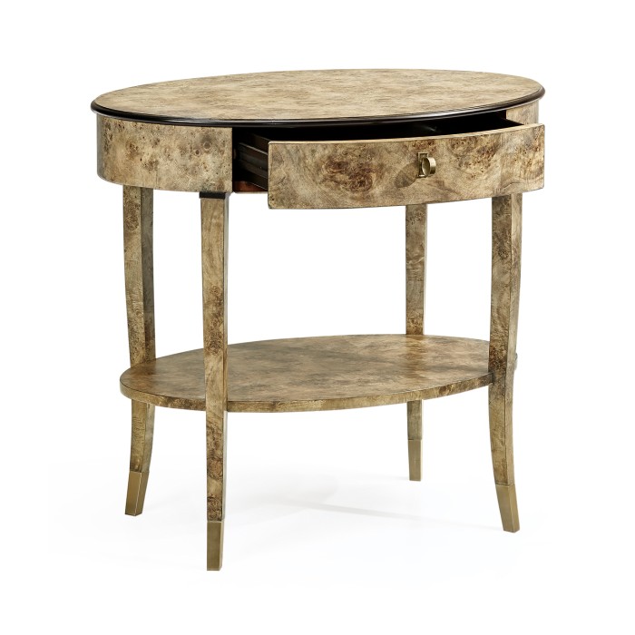 Hamilton Oval Bedside Table