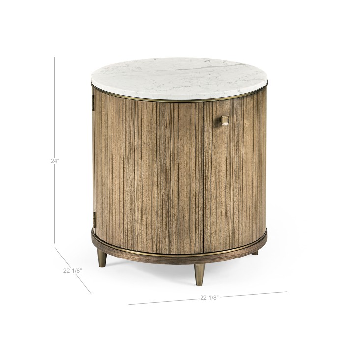 Hamilton Round Table with Marble