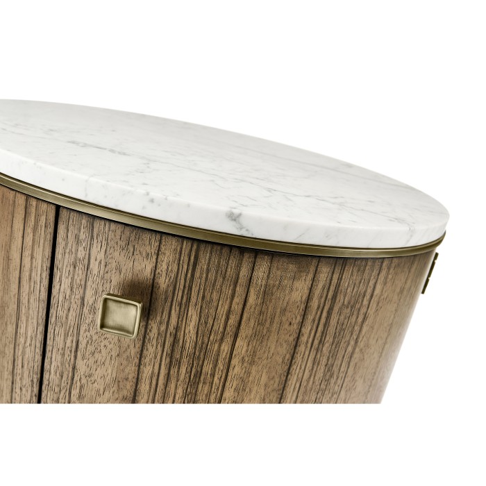 Hamilton Round Table with Marble