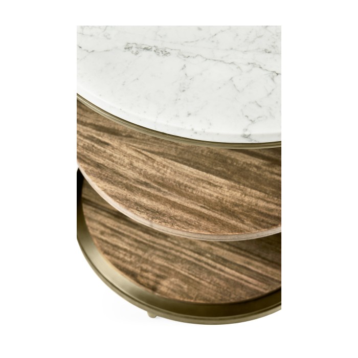 Hamilton Round Table with Marble