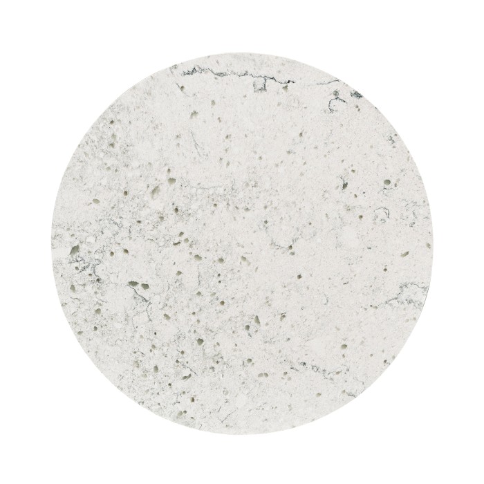 Hamilton Round Table with Speckled Marble Top