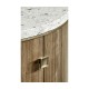 Hamilton Round Table with Speckled Marble Top