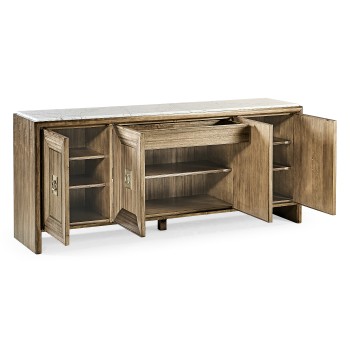 Hamilton White Marble Credenza